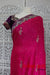 Pink & Purple Sari + 2 x 36 Inch Blouses - New - Indian Suit Company