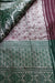 Red & Green Vintage  Banarsi Brocade Sari - Preloved - Indian Suit Company
