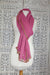 Rose Pink Silk Chiffon Diamante Scarf - New - Indian Suit Company