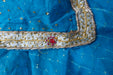 Peacock Blue Chiffon Vintage Dupatta - New - Indian Suit Company