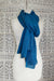 Blue Vintage Silk Dupatta - New - Indian Suit Company