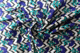 Blue And White Cotton Printed Dupatta - New - Indian Suit Company
