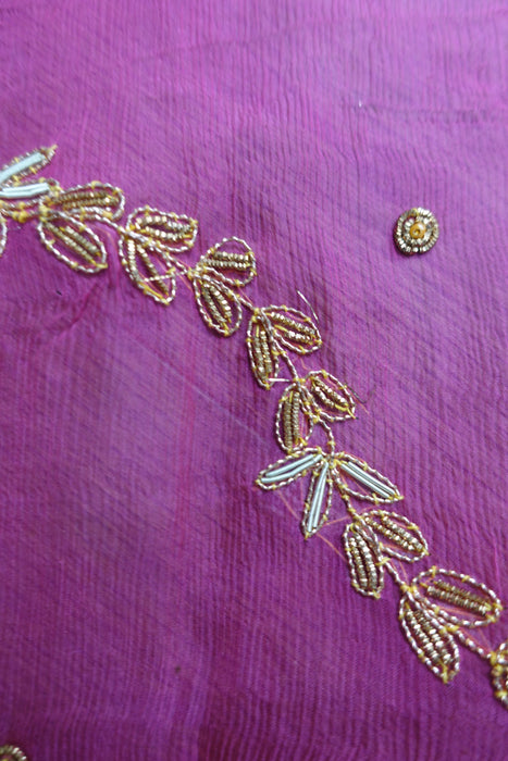 Pink Vintage Wedding Dupatta - New - Indian Suit Company
