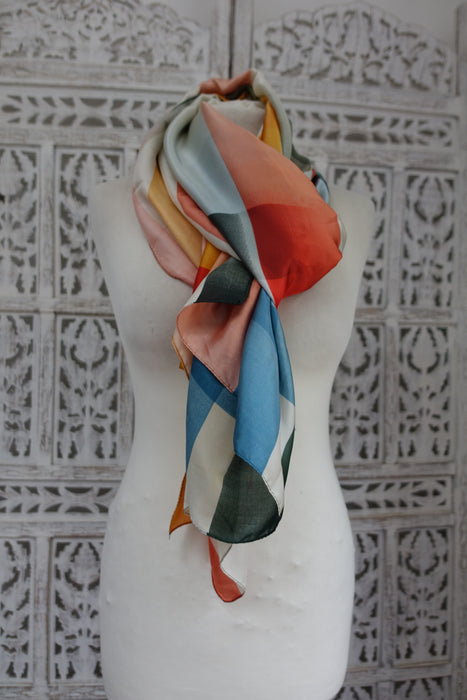 Abstract Colourful Scarf - New