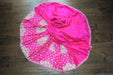 Hot Pink Raw Silk Short Length Skirt - Preloved - Indian Suit Company
