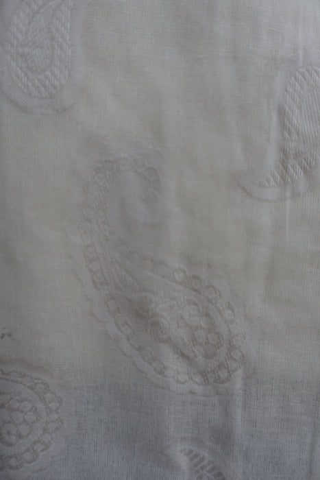 Cream & Teal Embroidered Salwar Kameez UK 16 / EU 42 - Preloved - Indian Suit Company
