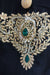 Black And Green Silk Salwar Kameez - UK 12 / EU 38 - Preloved - Indian Suit Company