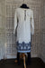 Blue & White Capri Trouser Suit UK 16 / EU 42 - New - Indian Suit Company