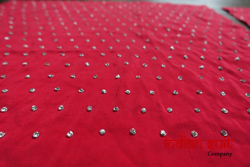 Wedding Tray Silk Diamante Embellished Covers - New - Indian Suit Company