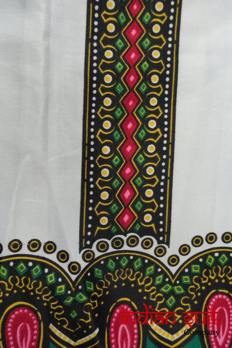 Boho Printed Unstitched Fabric - New - Indian Suit Company