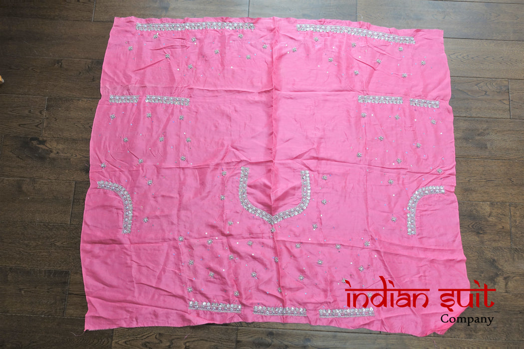 Pink Soft Silk Choli Blouse - New - Indian Suit Company