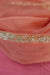 Rust Orange Pure Silk With Embellished Neckline - Indian Suit Company