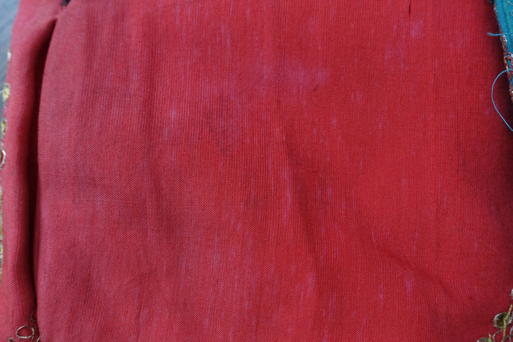 Corally Red Cotton Silk Vintage - New - Indian Suit Company