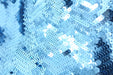 Mermaid Blue Sequinned Fabric - New - Indian Suit Company