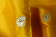 Saffron Yellow Vintage Pure Raw Silk + Dupatta - New - Indian Suit Company