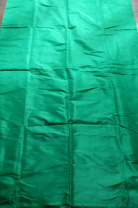 Emerald Green Pure Banarsi Brocade Unstitched Suit - New