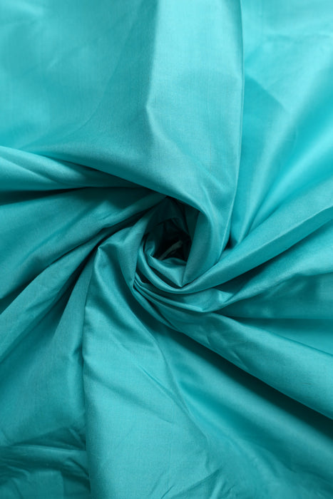 Sea Green Vintage Pure Silk 4 Metres - New