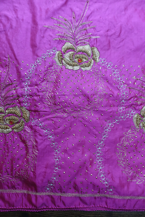 Vintage Silk Pink Sink Suit And Dupatta - New